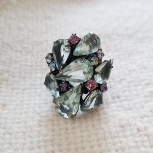 Sorrelli Lavender Mint adjustable ring